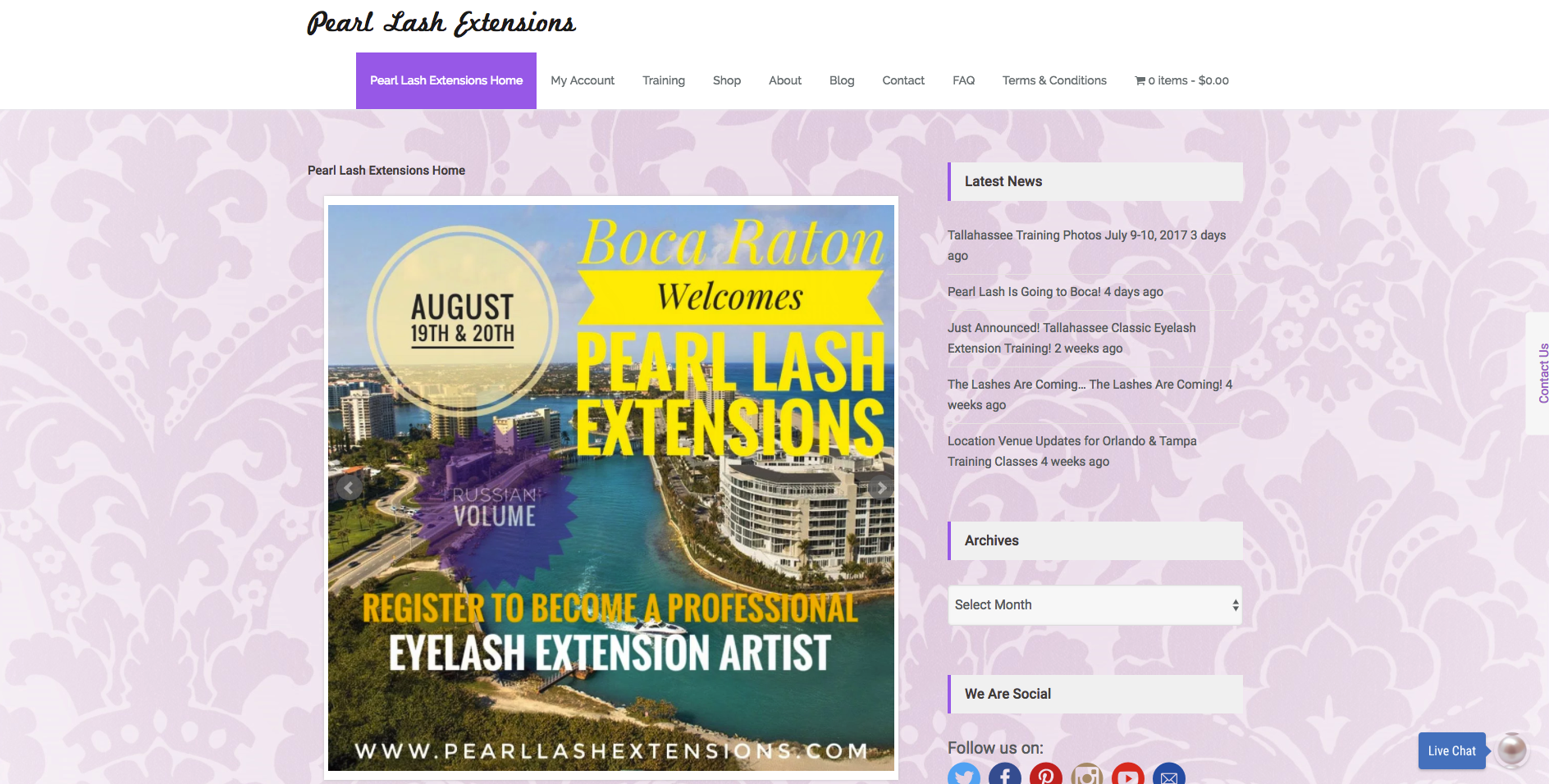 Pearl Lash Extensions Image