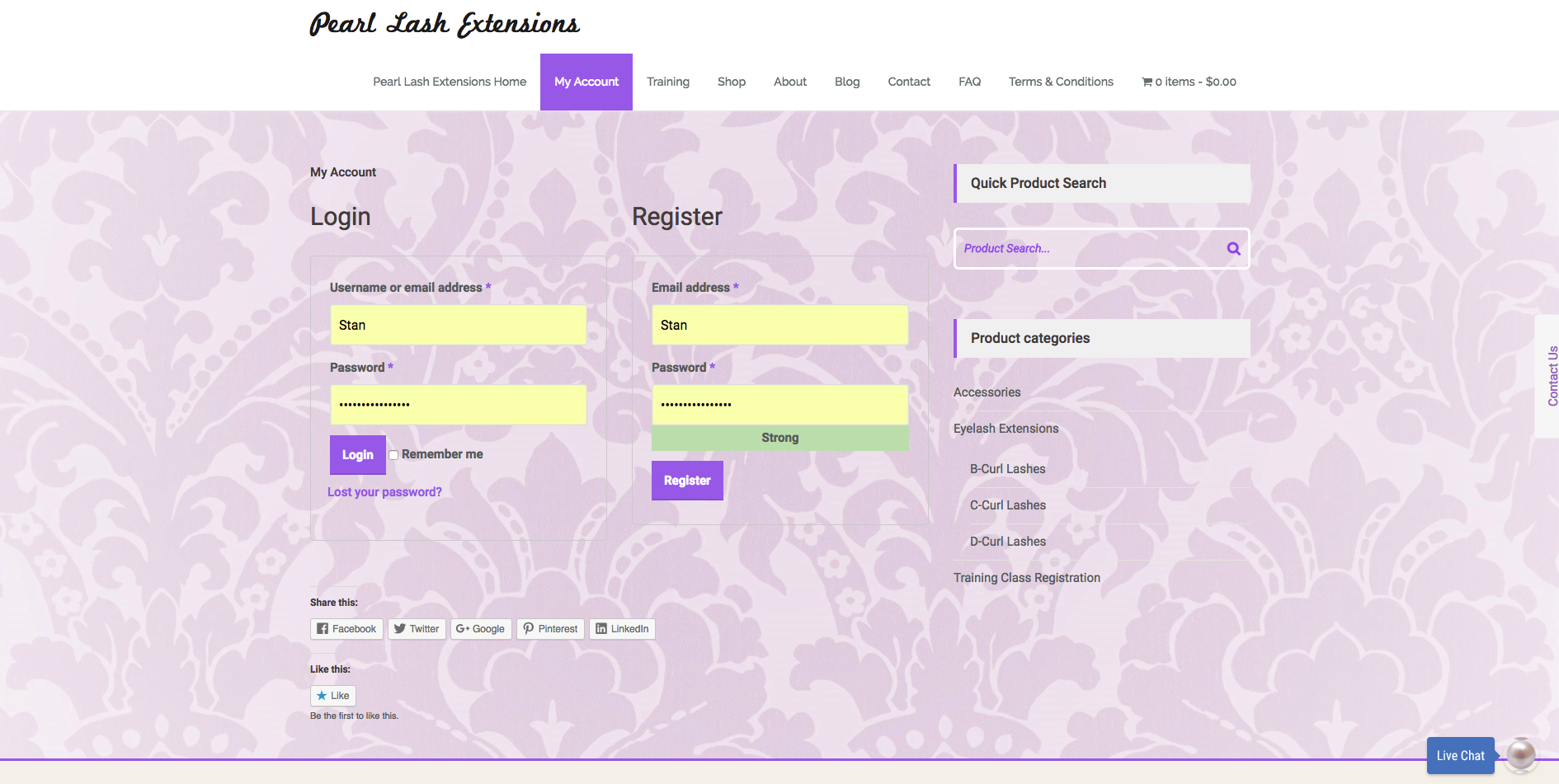 Pearl Lash Extensions Image